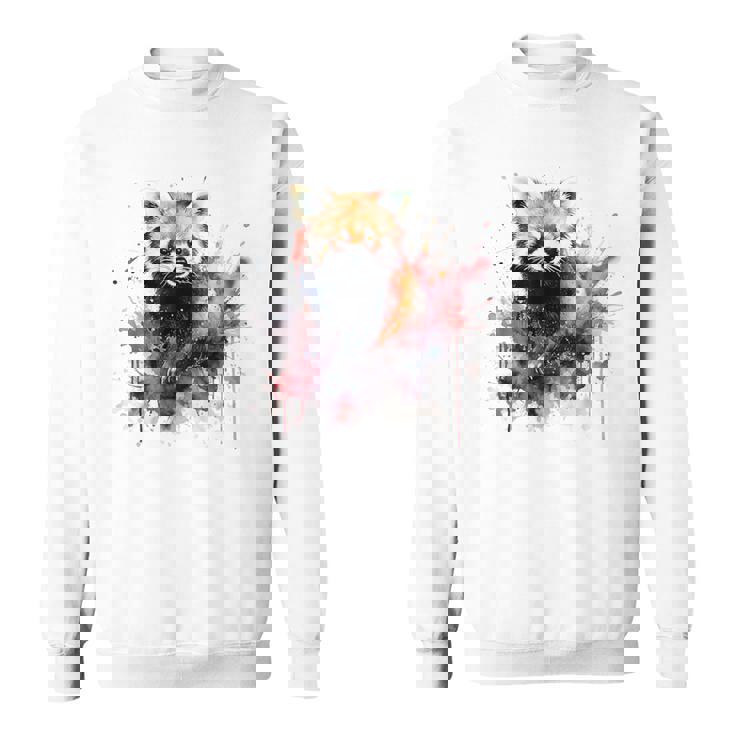 レッサーパンダ 恋人 アートワーク スウェットシャツ