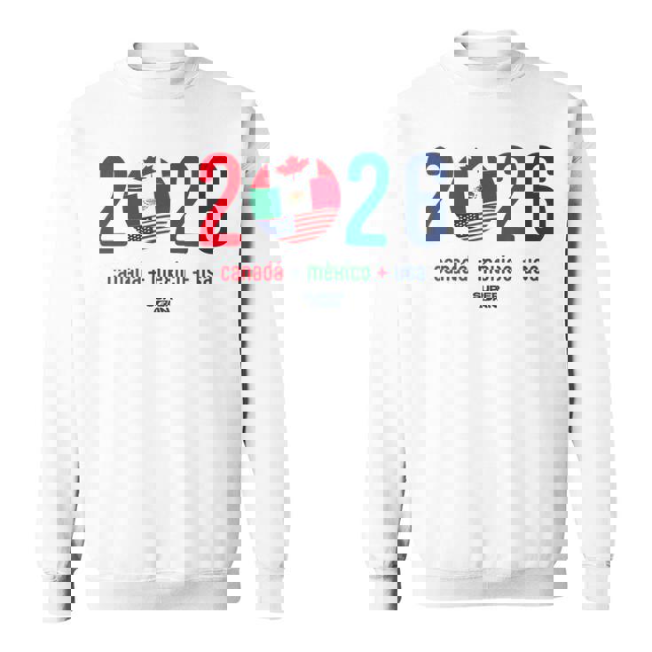 ワールドカップ2026開催国サッカーデザイン スウェットシャツ