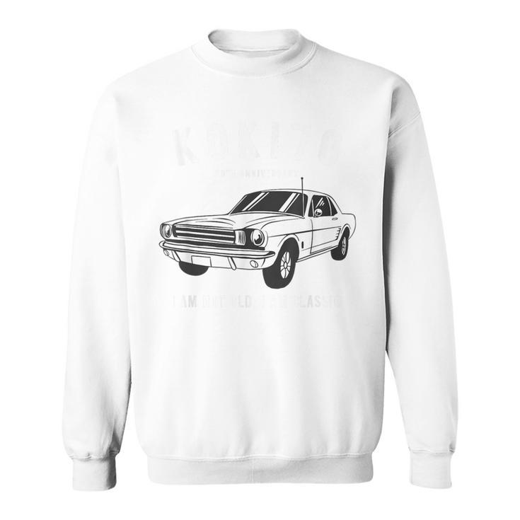 古希祝い 車好き 父 男性 おしゃれ クラシックカー 70歳 I'm Not Old I'm Classic スウェットシャツ