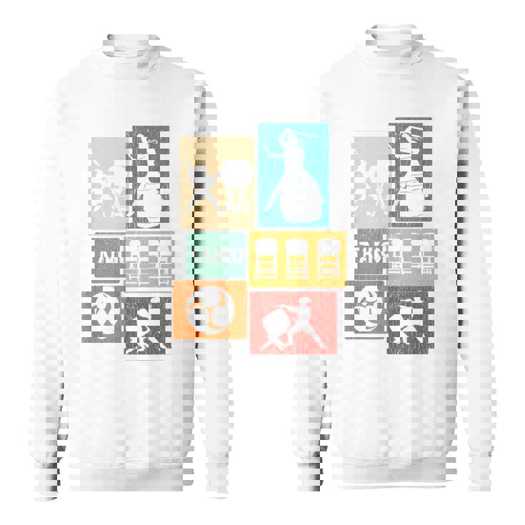 太鼓 みつどもえ ヴィンテージ 太鼓ドラマー スウェットシャツ