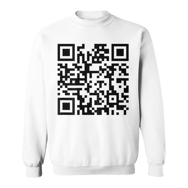 裏面面白いqr Fck You Code 中指言葉 スウェットシャツ