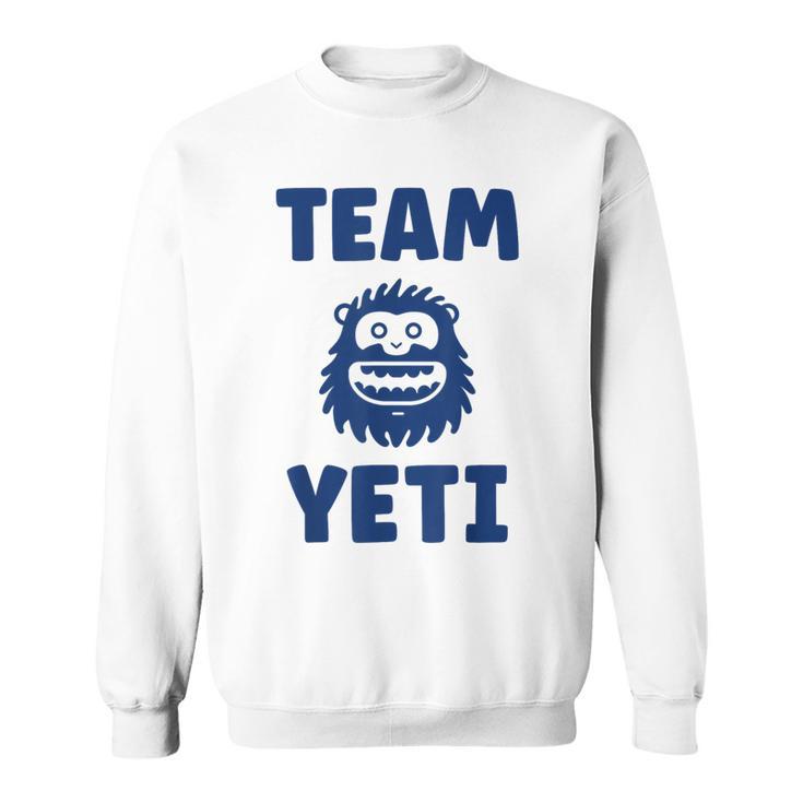 野獣のイエティ 忌まわしい雪だるまのユーモア 私はイエティが大好き Team Yeti スウェットシャツ