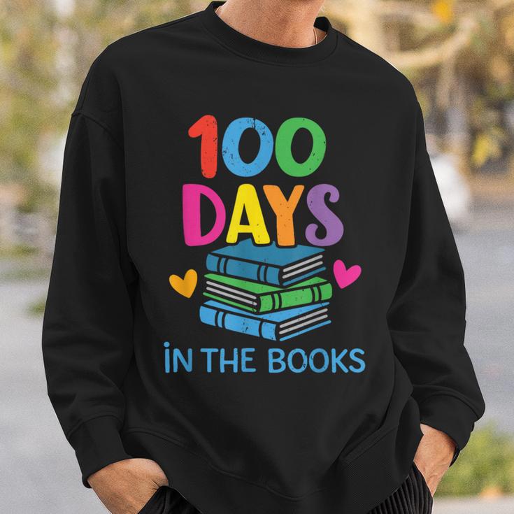 100 Days In The Books School Celebration Sweatshirt Gifts for Him