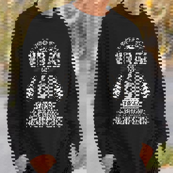 1962年生まれの男性の61歳の誕生日 スウェットシャツ 彼への贈り物