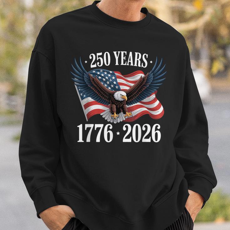 250 Anniversary Usa 2026 Patriotic Eagle 250Th 4Th Of July スウェットシャツ 彼への贈り物