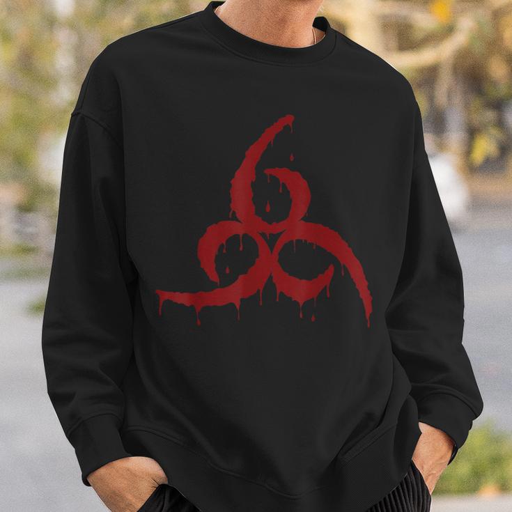 666 デビルグラフィック 獣の数 サタン スウェットシャツ 彼への贈り物