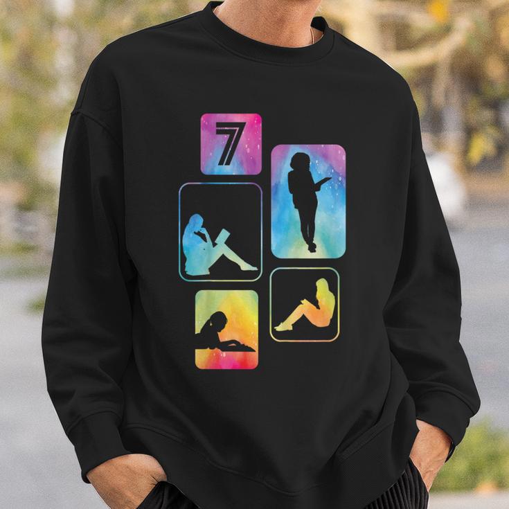 7th Birthday Book Reading Bookworm Book Lover Girls Sweatshirt Gifts for Him 7th Birthday Book Reading Bookworm Book Lover Girls Sweatshirt Gifts for Him