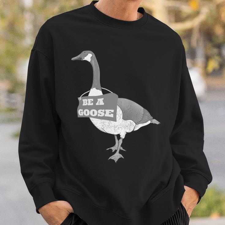 Be A Goose 長袖tシャツ スウェットシャツ 彼への贈り物