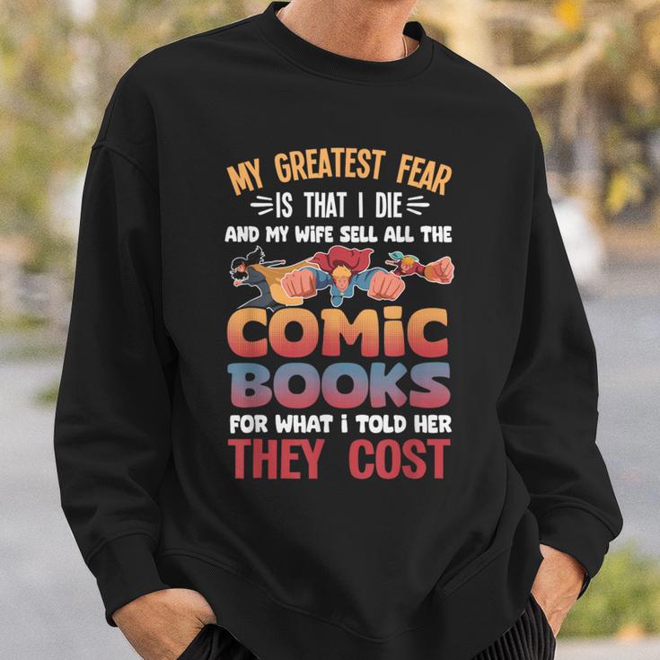 Action Figure Collector Comic Books Sweatshirt Gifts for Him Action Figure Collector Comic Books Sweatshirt Gifts for Him