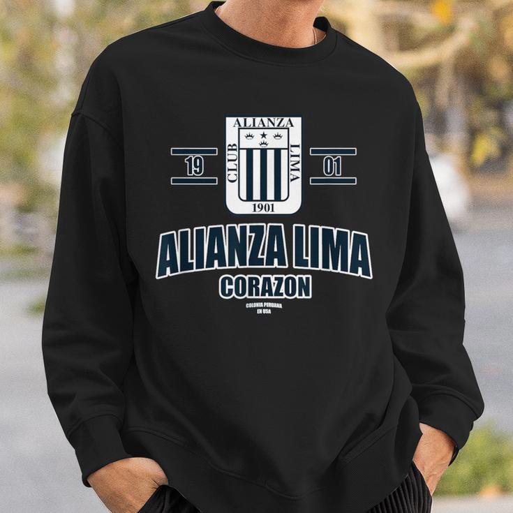 Alianza Lima Peru メンズ レディース サッカー ペルーエスクード スウェットシャツ 彼への贈り物