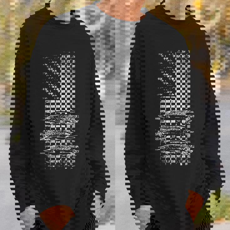 Alligator Gar Usa レトロ ヴィンテージ アメリカン ガーフィッシュ ガーパイク スウェットシャツ 彼への贈り物