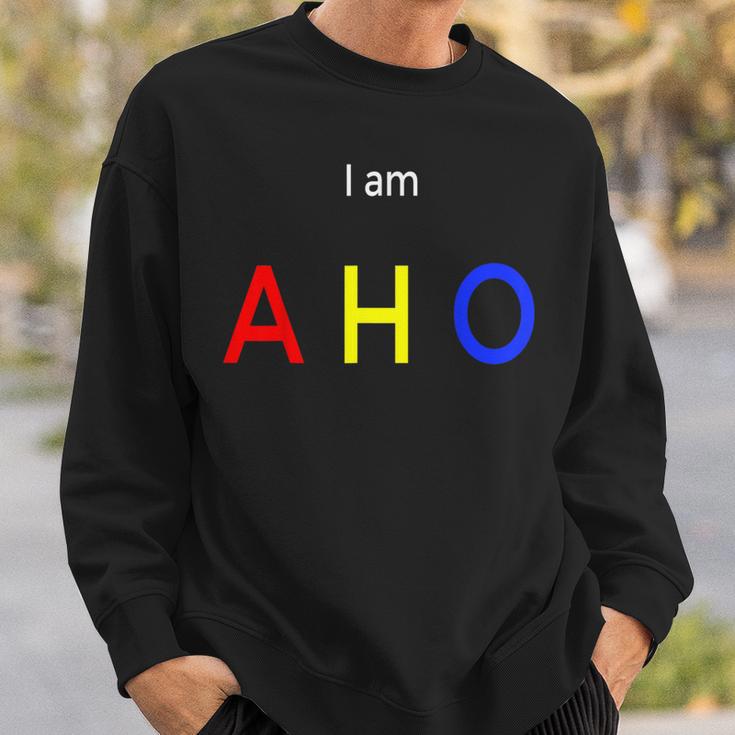 I Am Aho アニメ愛好家への面白い誕生日プレゼント。 スウェットシャツ 彼への贈り物