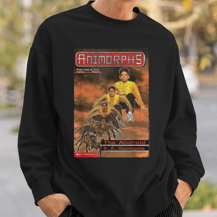 Animorphs The Android Tarantula Transformation Book Cover Sweatshirt Gifts for Him