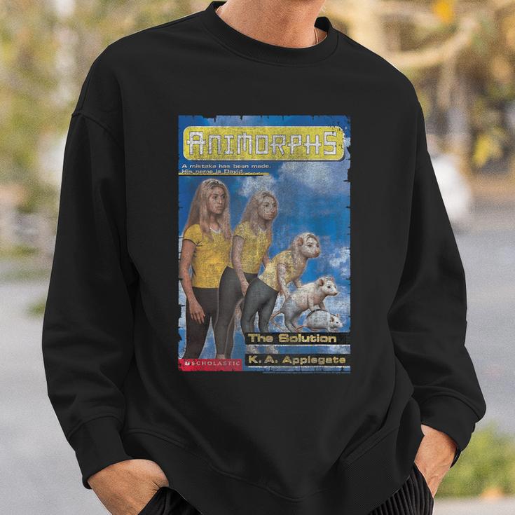 Animorphs The Solution Opossum Transformation Book Cover Sweatshirt Gifts for Him