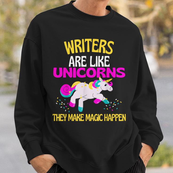 Authors Writer Magic Funny For Book Publisher And Writers Sweatshirt Gifts for Him