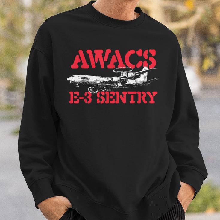 Awacs E-3Entry 米軍パイロット貨物機 スウェットシャツ 彼への贈り物