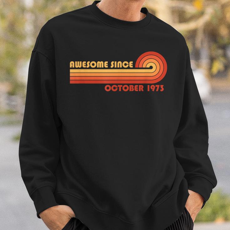 Awesomeince October 1973 スウェットシャツ 彼への贈り物