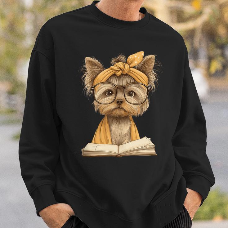 Baby Tiger Open Book Reading Graphic Portrait Round Glasses Sweatshirt Gifts for Him Baby Tiger Open Book Reading Graphic Portrait Round Glasses Sweatshirt Gifts for Him