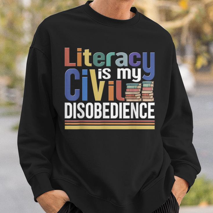 Banned Books Week Read Reading Book Lover Librarian Sweatshirt Gifts for Him