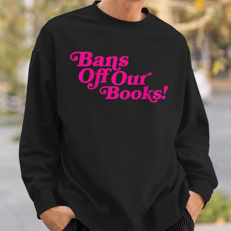 Bans Off Our Books Library Reading Freedom Sweatshirt Gifts for Him