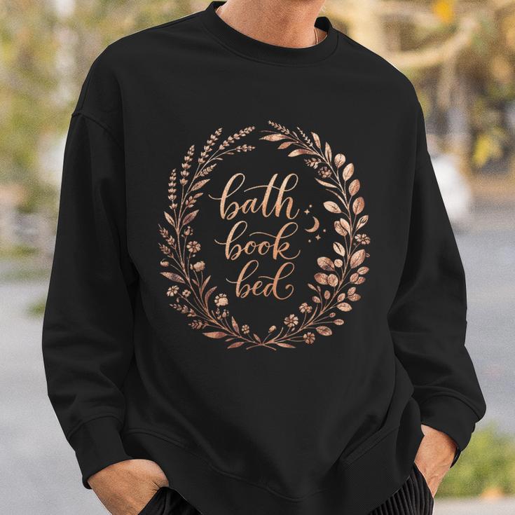 Bath Book Bed Book Lover Self-Care For Women Sweatshirt Gifts for Him