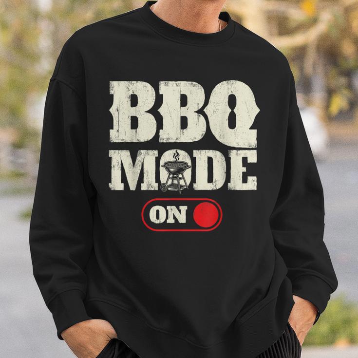 Bbqモードオン バーベキュー愛好家 グリル バーベキュー スウェットシャツ 彼への贈り物