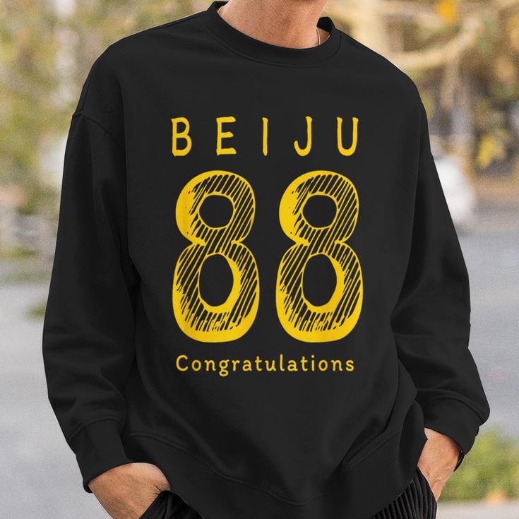 Beiju 88歳 誕生日祝い 米寿 Beiju 88 Birthday スウェットシャツ 彼への贈り物