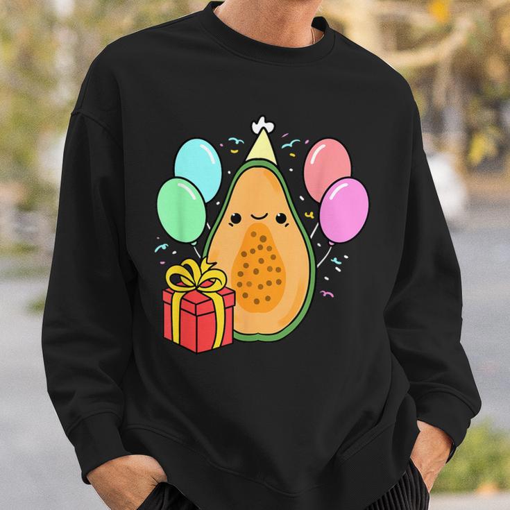 Birthday Papaya For Papaya Loverバースデーパパイヤ・フォー・パパイヤ・ラバー スウェットシャツ 彼への贈り物
