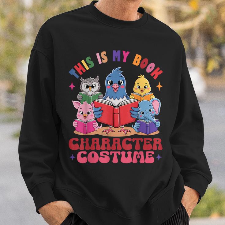 This Is My Book Character Costume Animals Kids Reading Sweatshirt Gifts for Him