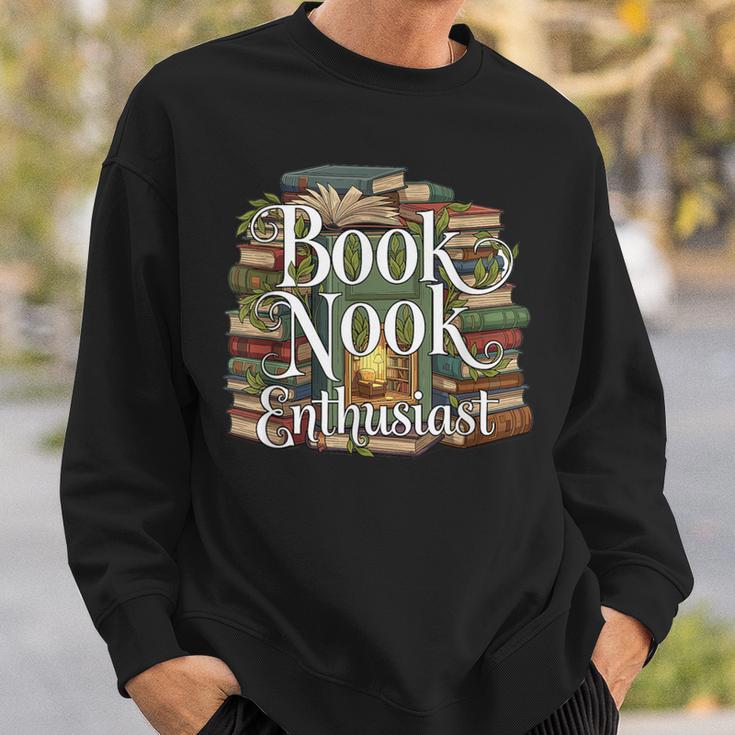 Book Nook Enthusiast Cozy Library Reader Collector Sweatshirt Gifts for Him Book Nook Enthusiast Cozy Library Reader Collector Sweatshirt Gifts for Him