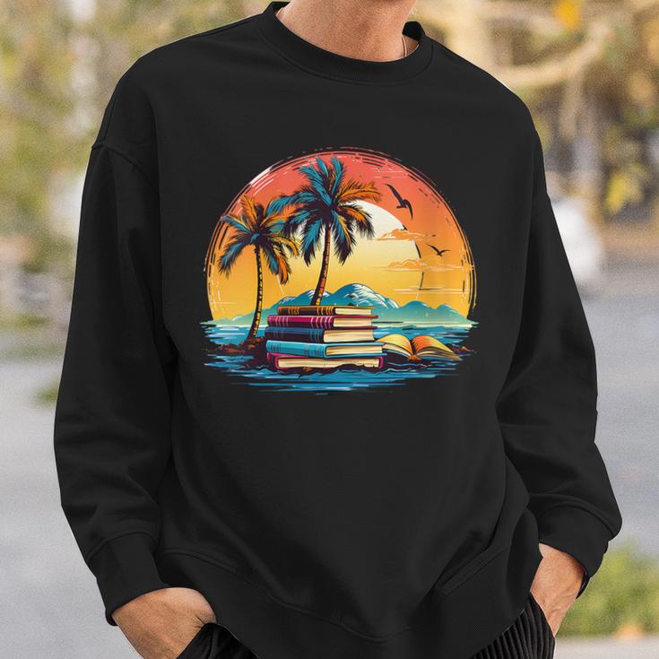 Book Paradise Tropical Island Beach Ocean Summer Reading Sweatshirt Gifts for Him Book Paradise Tropical Island Beach Ocean Summer Reading Sweatshirt Gifts for Him