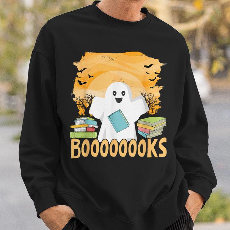 Book Reading Club Halloween Book Lovers Spooky Librarians Sweatshirt Gifts for Him