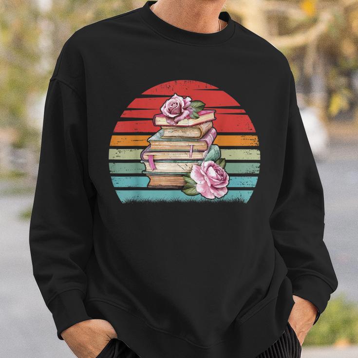 Book Reading Lover Bookworm Girls Shirt Librarian Vintage Sweatshirt Gifts for Him