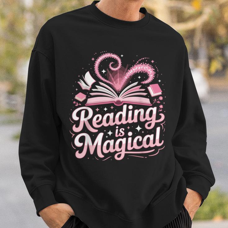 Book Reading Reading Is Magical Sweatshirt Gifts for Him