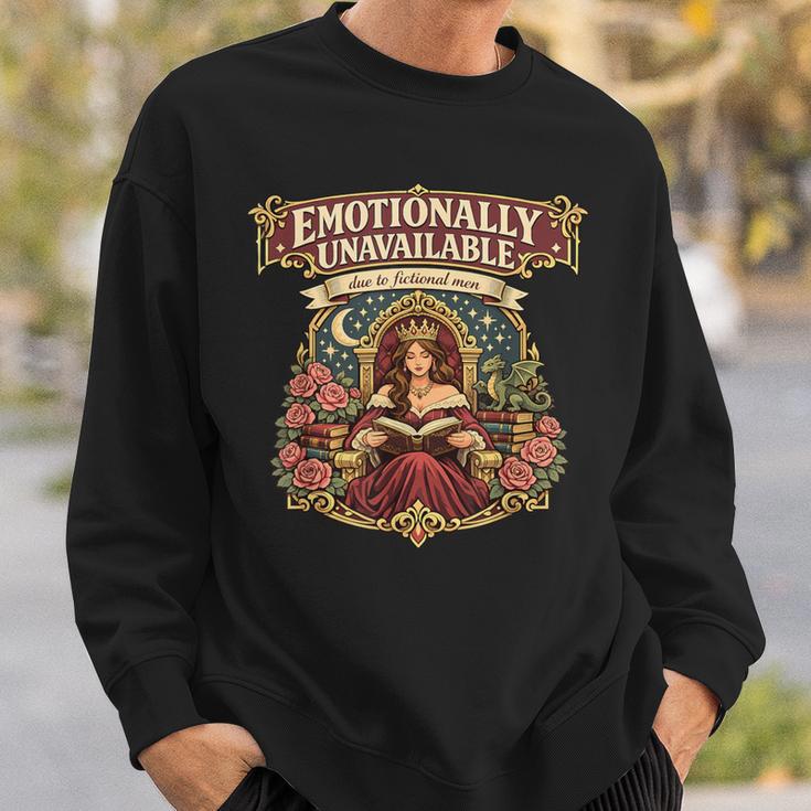 Book Reading Outfit Woman Romantasy And Romance Dress Reader Sweatshirt Gifts for Him