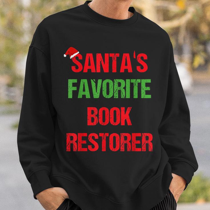 Book Restorer Pajama Christmas Sweatshirt Gifts for Him