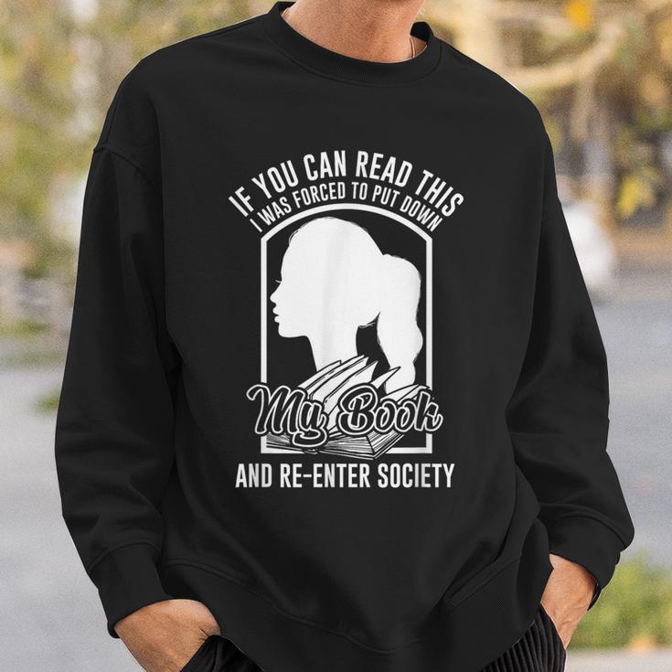 Book Society Library Literature Reading Books Lover Bookworm Sweatshirt Gifts for Him