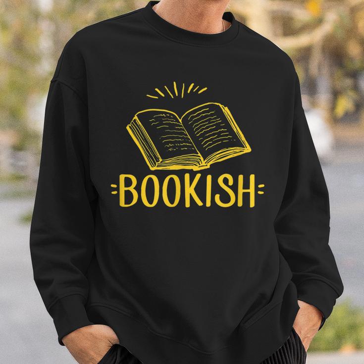 Bookish Book Reading Literary Advocate Teacher Librarian Men Women Sweatshirt Gifts for Him