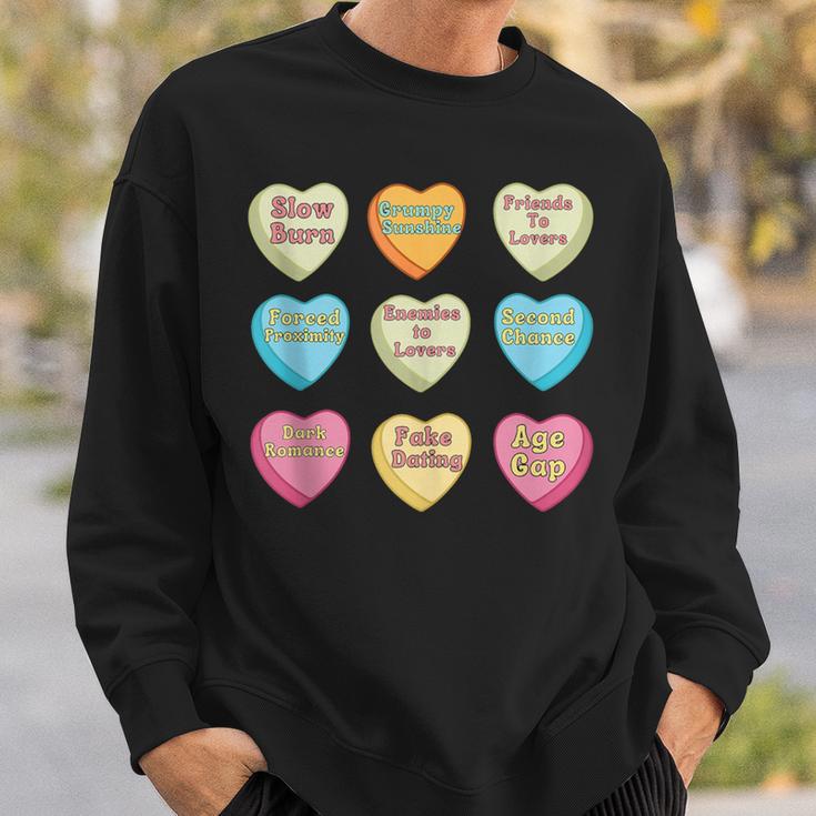 Bookish Romance Tropes Smut Reader Spicy Book Lover Sweatshirt Gifts for Him