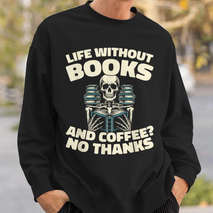 Books Bibliophile Librarian Library Literature Bookworm Sweatshirt Gifts for Him