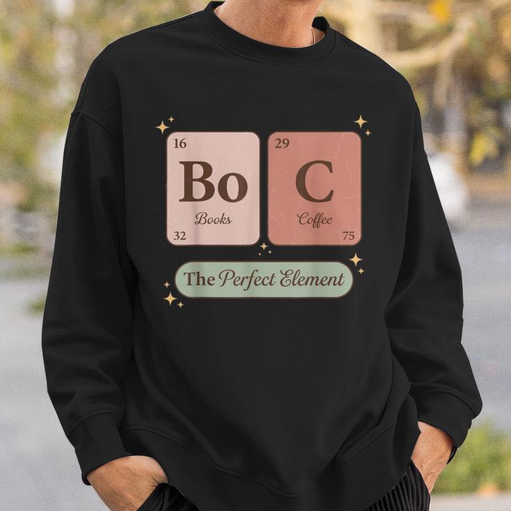 Books And Coffee Periodic Table Elements The Perfect Element Sweatshirt Gifts for Him