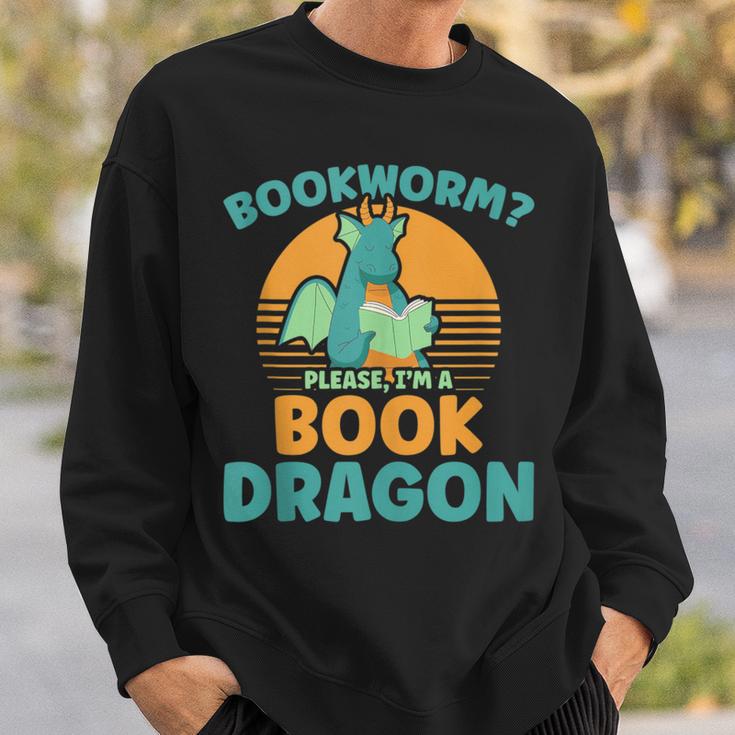 Bookworm Kids Dragon Lover Book Reader Fun Sweatshirt Gifts for Him Bookworm Kids Dragon Lover Book Reader Fun Sweatshirt Gifts for Him