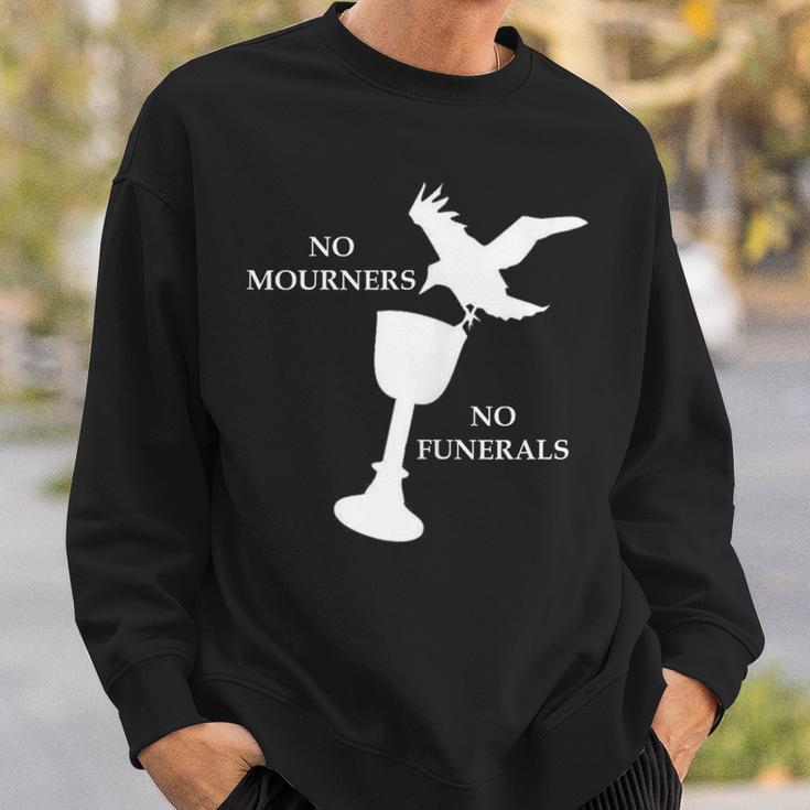 Bookworm No Mourning No Funerals Crows For Sweatshirt Gifts for Him