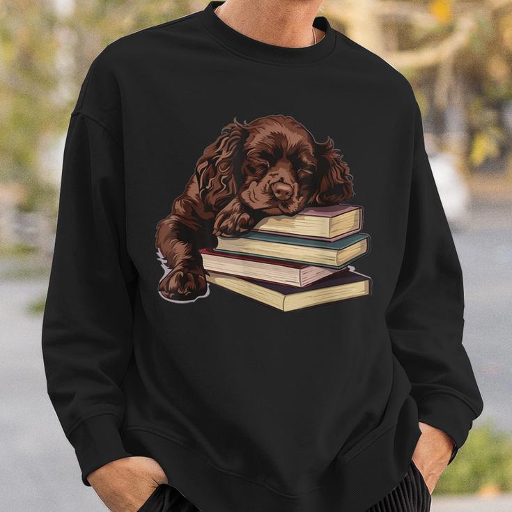 Boykin Spaniel Books Dog Breed Graphic Sweatshirt Gifts for Him