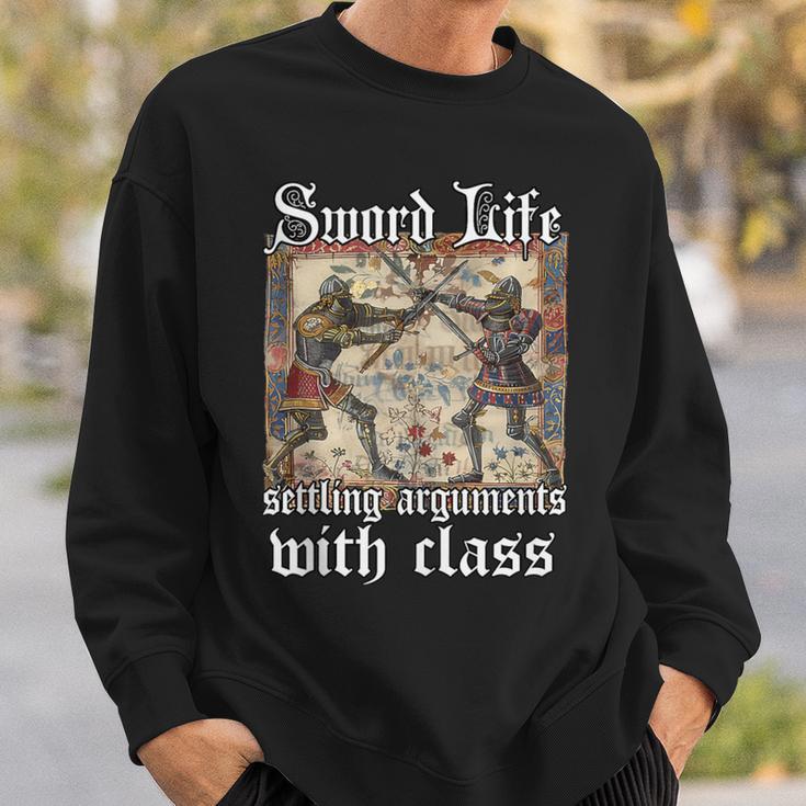 Buhurt Book Of Hours – Epic Knight Fight In Armor Buhurt Sweatshirt Gifts for Him