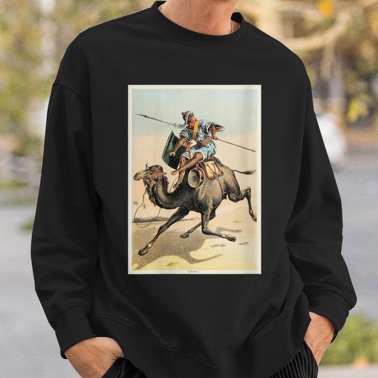 Camel Johnson's Household Book Nature African Muslim Warrior Sweatshirt Gifts for Him