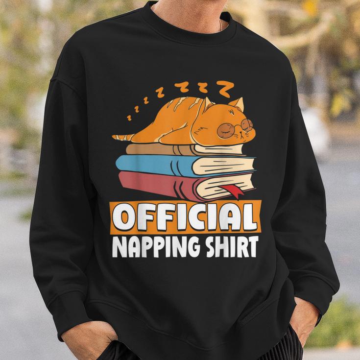 Cat Sleeping Napping Bookworm Reading Book Lover Book Nerd Men Women Kids Sweatshirt Gifts for Him Cat Sleeping Napping Bookworm Reading Book Lover Book Nerd Men Women Kids Sweatshirt Gifts for Him