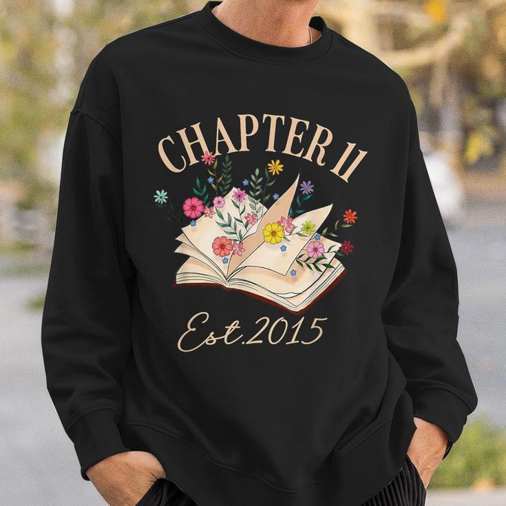 Chapter 11 Years Old For Book Lover 11th Birthday Bookworm Sweatshirt Gifts for Him
