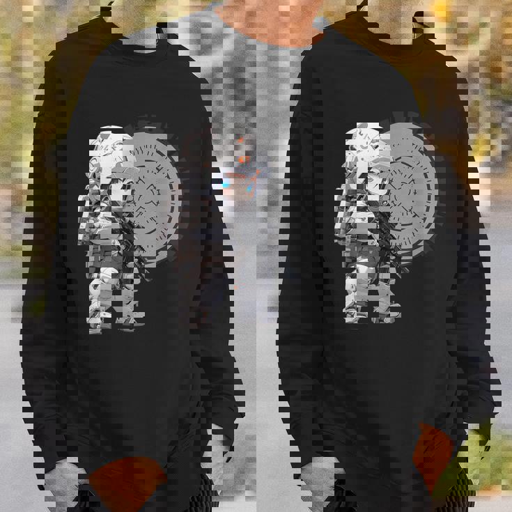 Chibi Charaeries 【アニメ、ちびキャラ、デフォルメ、タクティカル、かわいい、かっこいい】 スウェットシャツ 彼への贈り物