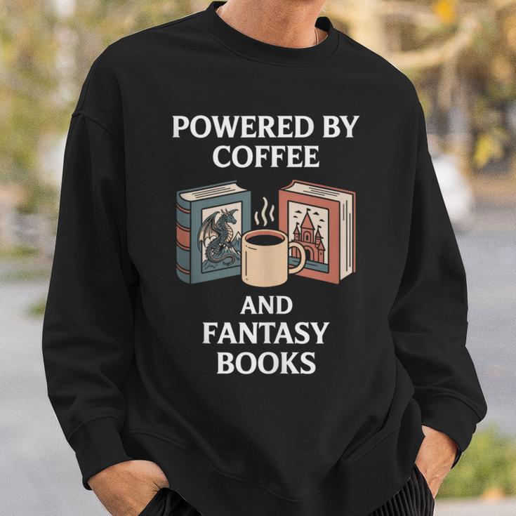 Coffee And Fantasy Books Magical Reading Time Sweatshirt Gifts for Him